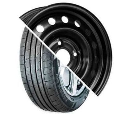 Шина с диском в сборе Massimo OTTIMA PLUS 185/65 R15 88H + Magnetto 15010 AM Black 4*100 6xR15 ET37 DIA60.1